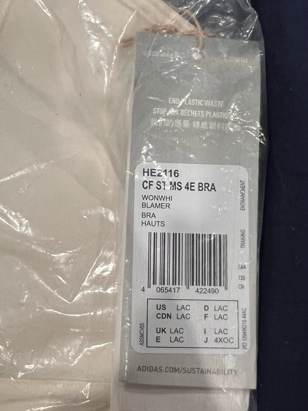 Adidas CoreFlow Studio Medium-
Support Bra - Picture 11 of 11